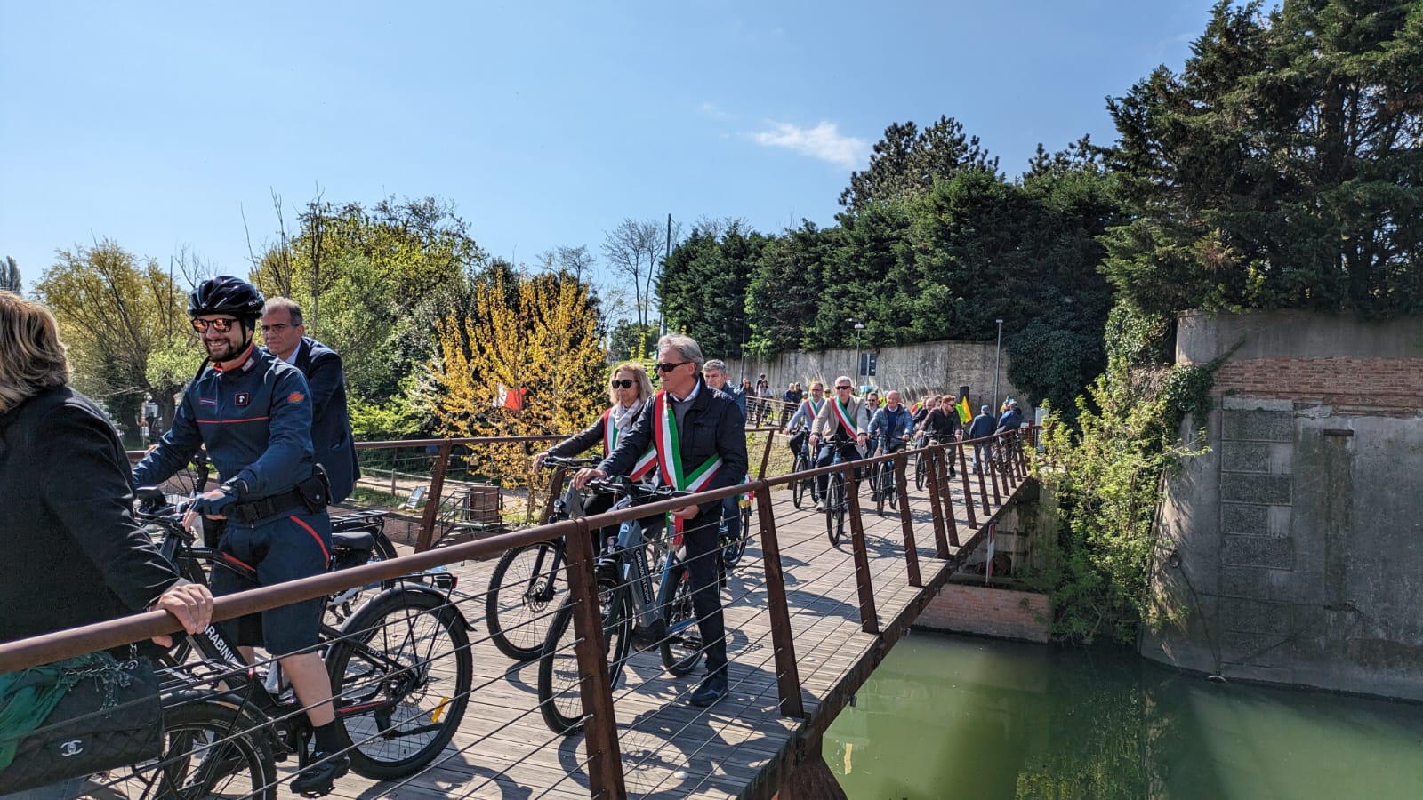 Inaugurata la tratta lombarda della Ciclovia del Sole